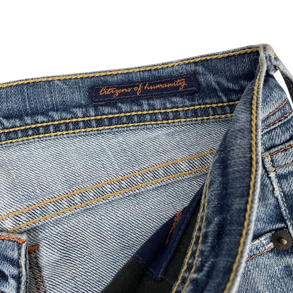 Citizens Of Humanity COH Ingrid #002 Stretch Low Waist Flair Jeans 26 - Picture 5 of 13